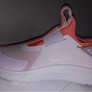 NIKE Flex Plus Running Shoe White & Orange  Women 's Size 7 Y